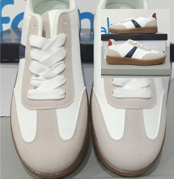 SNEAKERS TRIO COLOR POINTURE 38 ET 39