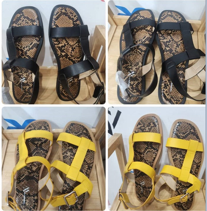 VANESSA WU SANDALE POINTURE NOIR 37 ET 38 POINTURE JAUNE 37 ET 38